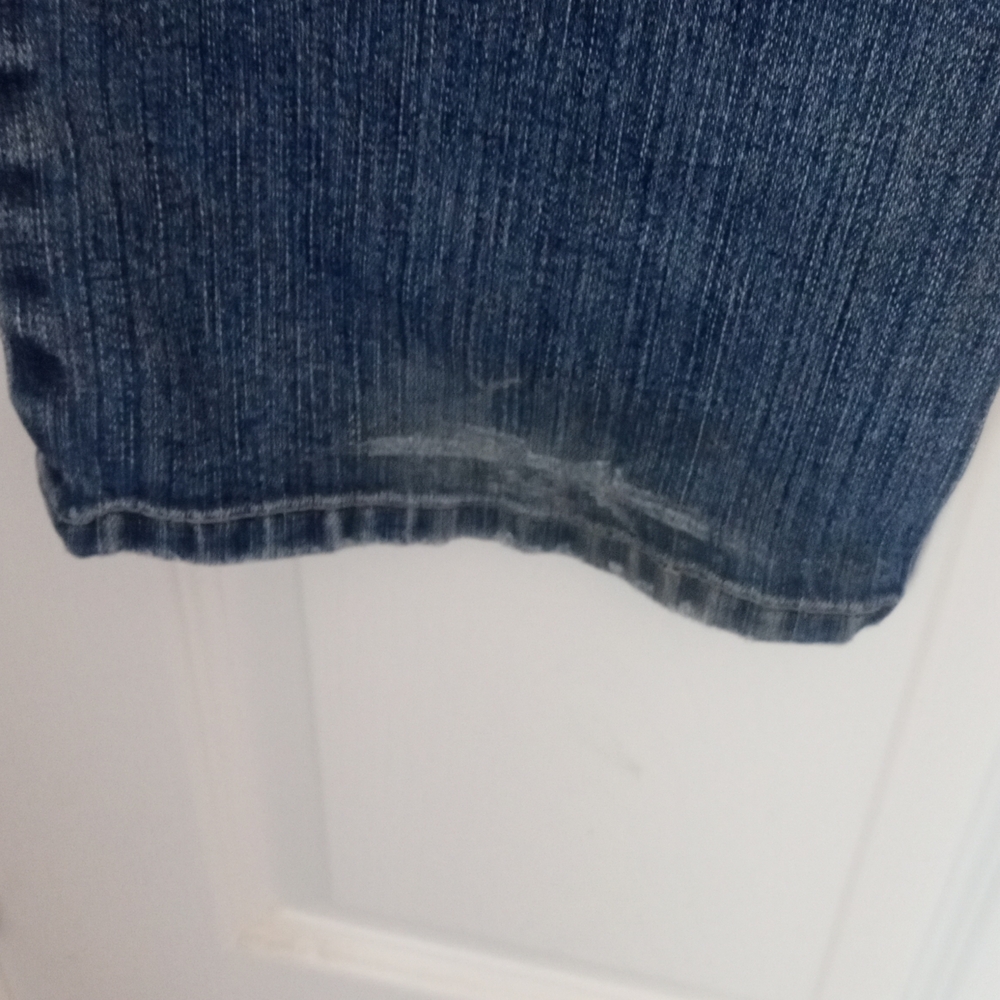 White House Black Market Women's Straight Leg Blue Jeans - Picture 5 of 6